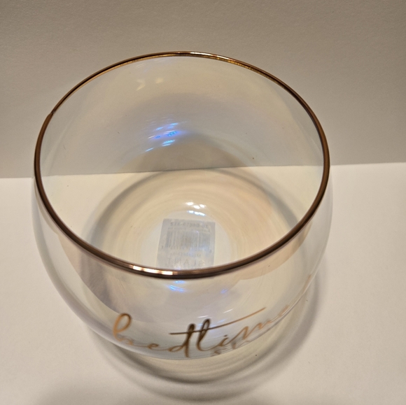 Bedtime Snack Gold Rimmed Glass - Picture 3 of 4